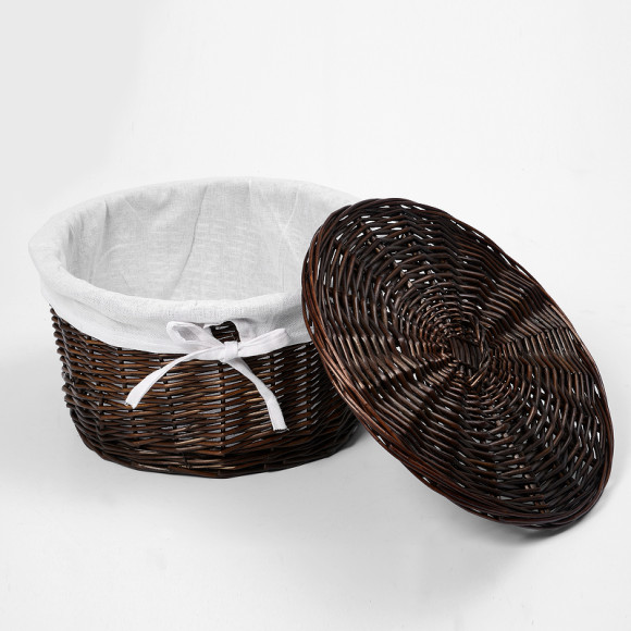 Корзина для белья WasserKRAFT Donau WB-530-M Темно-коричневая Корзина для белья WasserKRAFT Donau WB-530-M Темно-коричневая