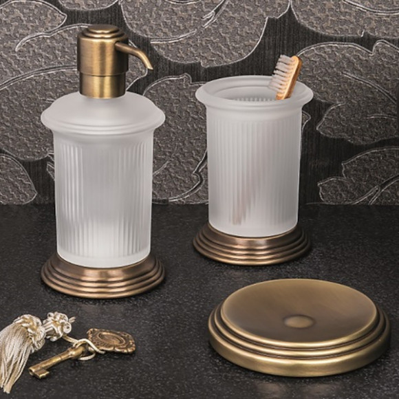 Стакан для зубных щеток Colombo Design Hermitage B3341.HPS-VAN Золото Стакан для зубных щеток Colombo Design Hermitage B3341.HPS-VAN Золото