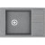 Кухонная мойка Aquaton Делия 78 1A715132DE230 Серый