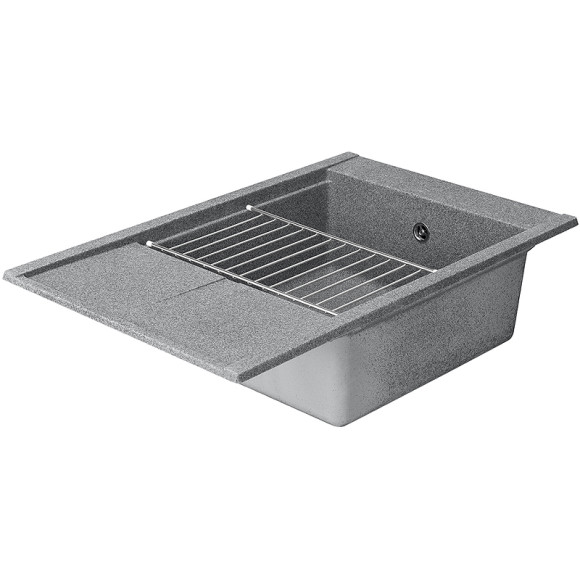 Кухонная мойка Aquaton Делия 78 1A715132DE230 Серый