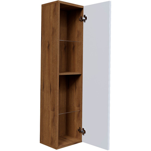 Шкаф пенал Grossman Альба 30 303009 подвесной Веллингтон Белый матовый Шкаф пенал Grossman Альба 30 303009 подвесной Веллингтон Белый матовый