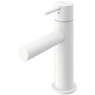 Смеситель для раковины Cezares Leaf LEAF-LSM1-L-BIO Белый матовый