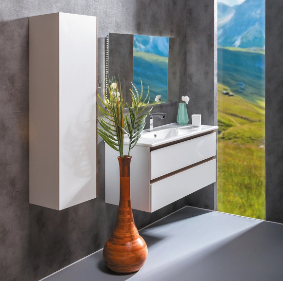 Тумба под раковину Boheme Armadi Art Capolda 100 849-100-WW подвесная Белая Дерево Тумба под раковину Boheme Armadi Art Capolda 100 849-100-WW подвесная Белая Дерево