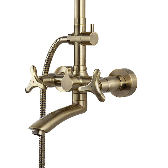 Душевая система Kaiser Trio 57188Br Бронза Душевая система Kaiser Trio 57188Br Бронза