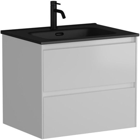 Тумба под раковину Sancos Cento 60 CN60W подвесная Белый глянец Тумба под раковину Sancos Cento 60 CN60W подвесная Белый глянец