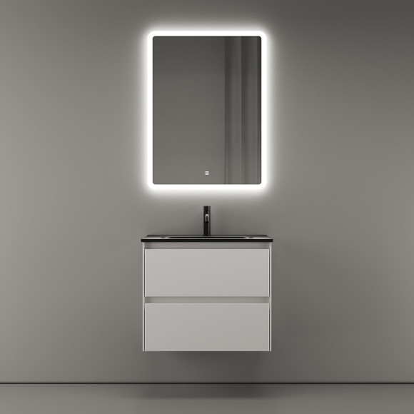 Тумба под раковину Sancos Cento 60 CN60W подвесная Белый глянец Тумба под раковину Sancos Cento 60 CN60W подвесная Белый глянец