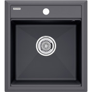 Кухонная мойка Paulmark Stepia 45 PM114651-AN Антрацит Кухонная мойка Paulmark Stepia 45 PM114651-AN Антрацит