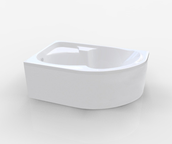 Акриловая ванна 1MarKa Diana 170x90 L 01ди1790л без гидромассажа