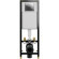 Комплект унитаза CeramaLux 2197 с инсталляцией Cersanit Black 35 S-IN-BLACK-Cg-w с сиденьем Микролифт и клавишей смыва Хром Комплект унитаза CeramaLux 2197 с инсталляцией Cersanit Black 35 S-IN-BLACK-Cg-w с сиденьем Микролифт и клавишей смыва Хром