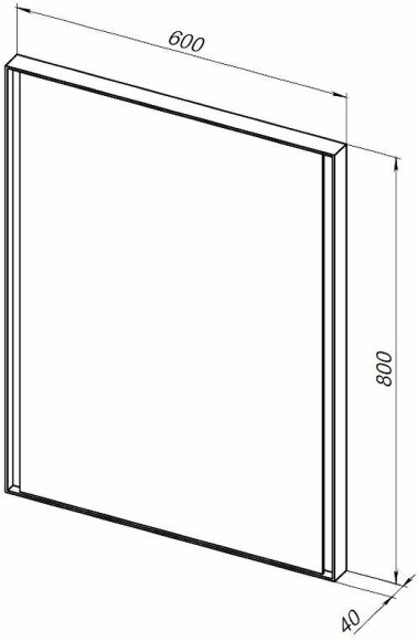 Зеркало Allen Brau Infinity 60 1.21018.BL с подсветкой Черное с сенсорным выключателем Зеркало Allen Brau Infinity 60 1.21018.BL с подсветкой Черное с сенсорным выключателем
