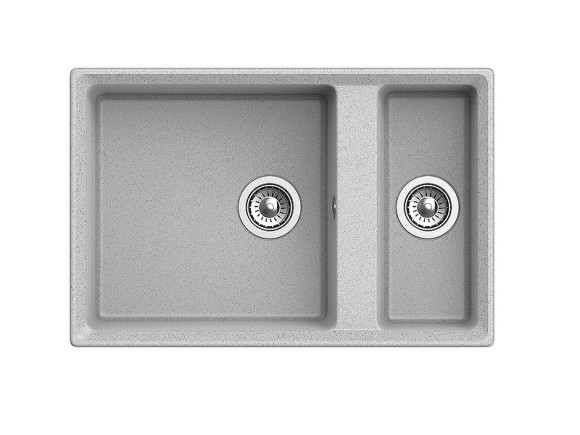 Кухонная мойка GranFest Level GF-LV-760K Серая Кухонная мойка GranFest Level GF-LV-760K Серая