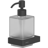 Дозатор для жидкого мыла Whitecross Cubo black CU2440BL Черный матовый Дозатор для жидкого мыла Whitecross Cubo black CU2440BL Черный матовый