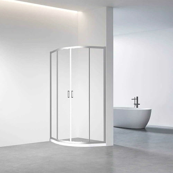 Душевой уголок Veconi Rovigo RV-01 100х100 RV01-100-01-C7 профиль Хром стекло прозрачное Душевой уголок Veconi Rovigo RV-01 100х100 RV01-100-01-C7 профиль Хром стекло прозрачное