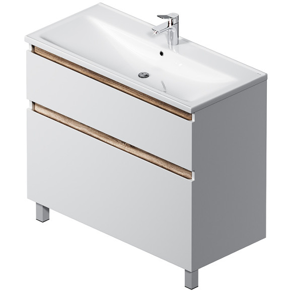 Тумба под раковину AM.PM X-Joy 100 M85AFSX1002WG Белый глянец