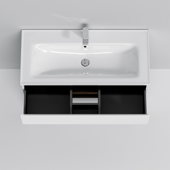 Тумба под раковину AM.PM X-Joy 100 M85AFSX1002WG Белый глянец