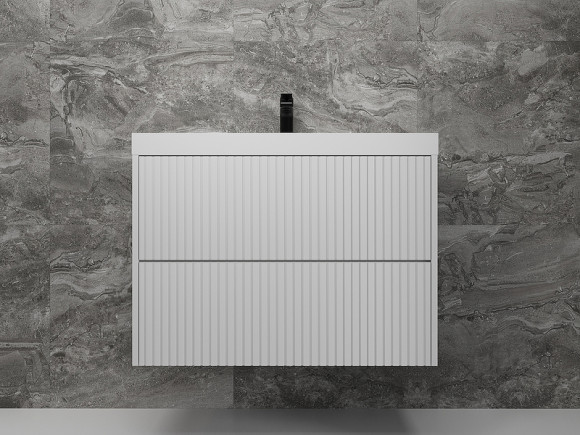 Тумба под раковину Style Line Стокгольм 80 ЛС-00002315 подвесная Белый рифленый софт Тумба под раковину Style Line Стокгольм 80 ЛС-00002315 подвесная Белый рифленый софт