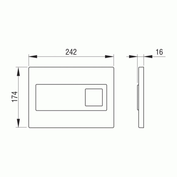Инсталляция Pestan Fluenta SET40006356DB для унитаза со смывным бачком и Черной клавишей смыва Инсталляция Pestan Fluenta SET40006356DB для унитаза со смывным бачком и Черной клавишей смыва