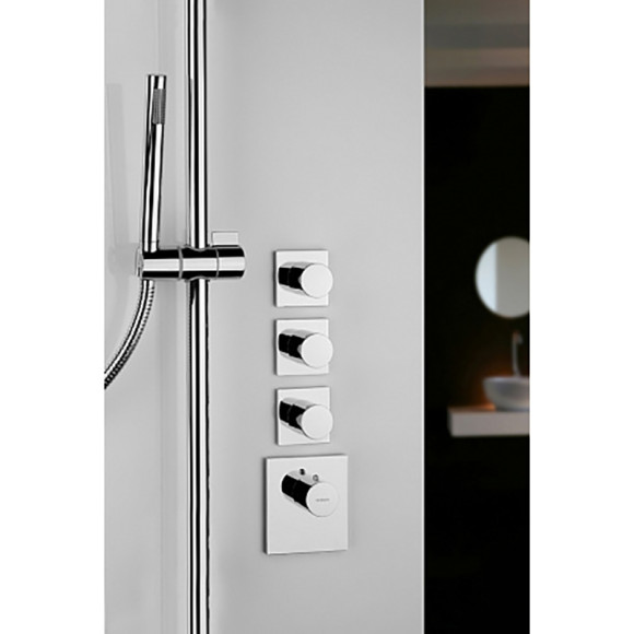 Смеситель для душа Bossini Oki Outlets Z031205.030 с термостатом Хром Смеситель для душа Bossini Oki Outlets Z031205.030 с термостатом Хром