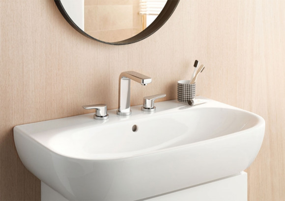 Смеситель для раковины Kludi Pure Solid 343940575 Хром