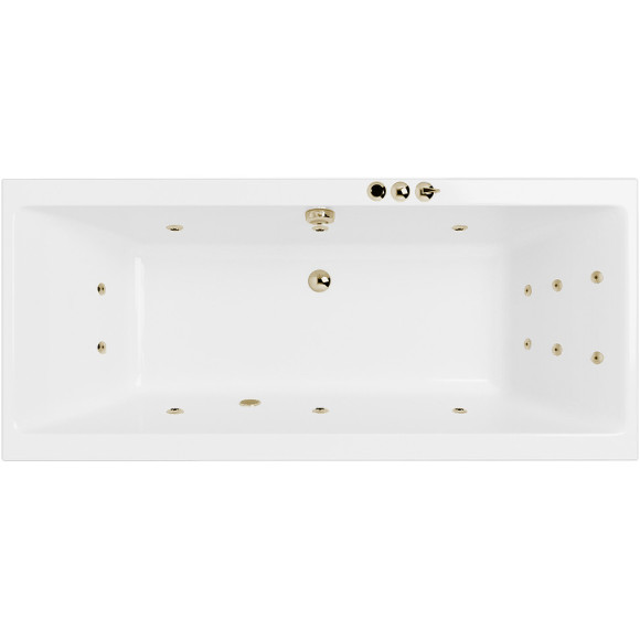 Акриловая ванна Excellent Pryzmat 150x75 WAEX.PRY15.SMART.BR с гидромассажем