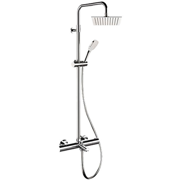 Душевая система Remer Elegance EQ34A8CPUFS25G с термостатом Хром