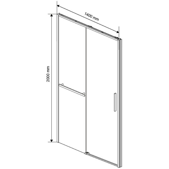 Душевая дверь Vincea Slim Soft 140 VDS-1SS140CL профиль Хром стекло прозрачное Душевая дверь Vincea Slim Soft 140 VDS-1SS140CL профиль Хром стекло прозрачное