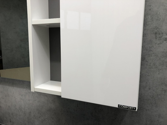 Шкаф пенал Comforty Милан 40 00004136467 подвесной Белый глянец Шкаф пенал Comforty Милан 40 00004136467 подвесной Белый глянец