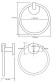 Кольцо для полотенец Bemeta Omega 104204062 Хром Кольцо для полотенец Bemeta Omega 104204062 Хром