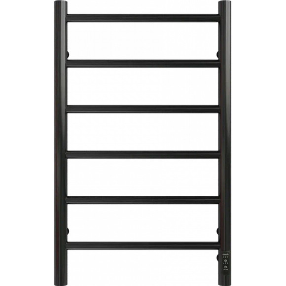 Электрический полотенцесушитель Grois Laura GR-131 400x 700 П6 RAL9005 R Черный матовый