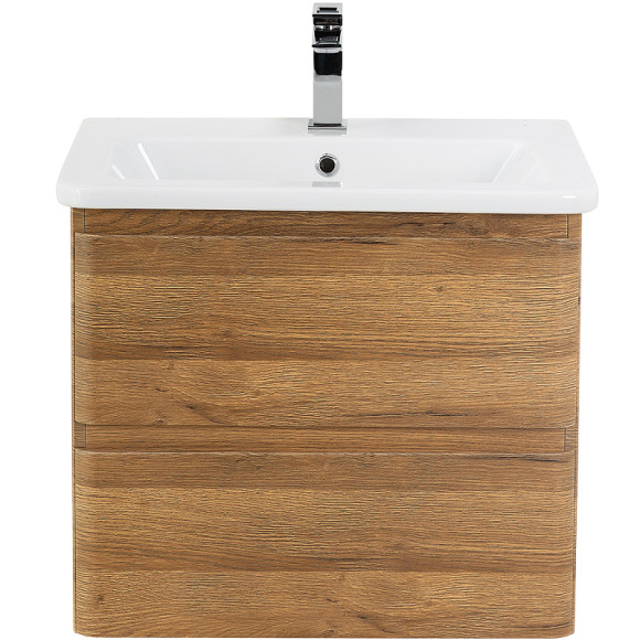 Тумба под раковину BelBagno 60 ALBANO-CER-600-2C-SO-RR подвесная Rovere Rustico