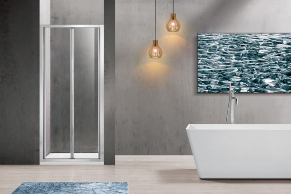 Душевая дверь Vincea Garda 80 VDB-1G800CL профиль Хром стекло прозрачное