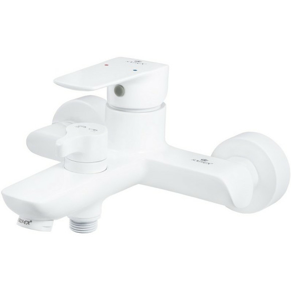 Смеситель для ванны Kaiser Glory 69222 Белый глянцевый