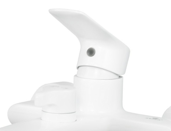 Смеситель для ванны Kaiser Glory 69222 Белый глянцевый