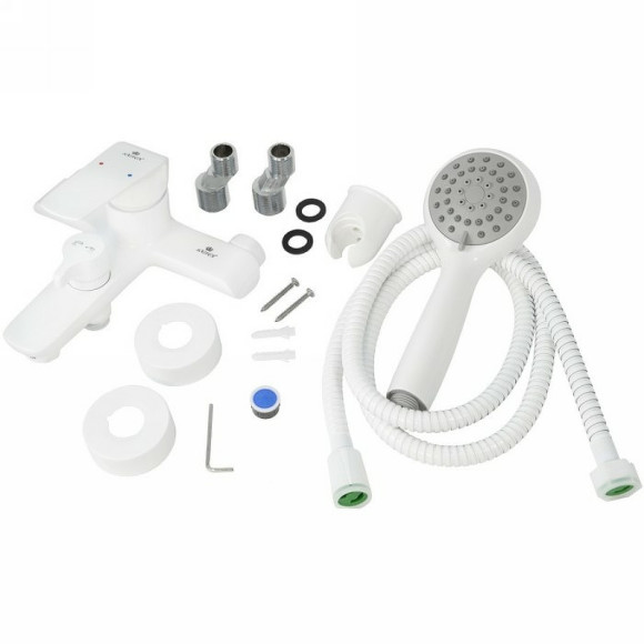 Смеситель для ванны Kaiser Glory 69222 Белый глянцевый