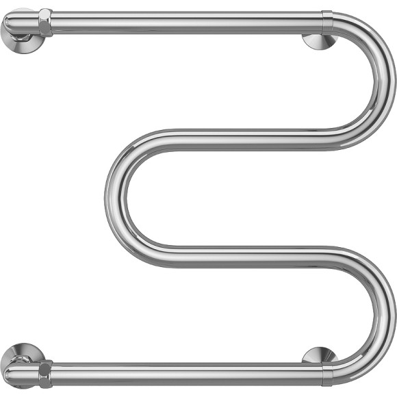 Водяной полотенцесушитель Terminus М-образный (1) 500х500 4620768881145 Хром, боковое подключение, G 1" НР