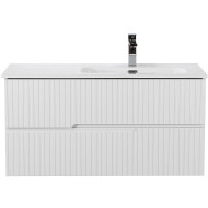 Тумба под раковину Cezares Duet-N 100 R DUET-N-1000-2C-SO-BL-R подвесная Bianco Lucido