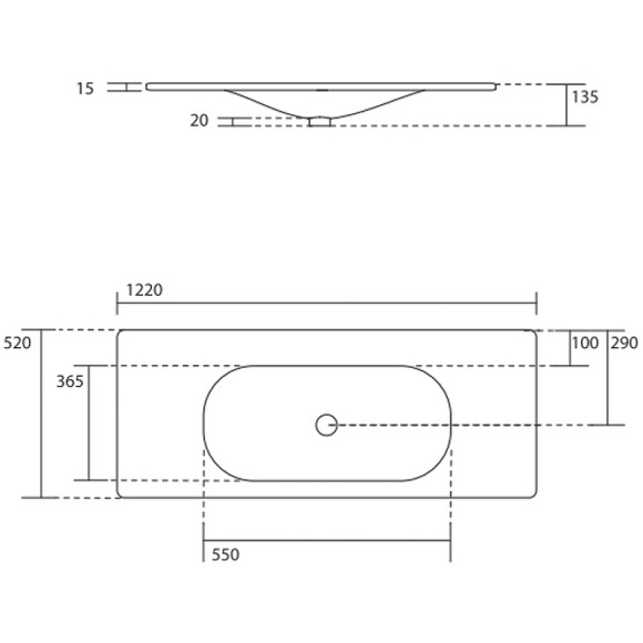Раковина Kerasan Shape 122 548001*1 Белая глянцевая Раковина Kerasan Shape 122 548001*1 Белая глянцевая