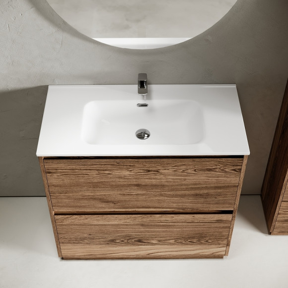 Тумба под раковину Sancos Libra Floor 90 LB90FECH Дуб чарльстон Тумба под раковину Sancos Libra Floor 90 LB90FECH Дуб чарльстон