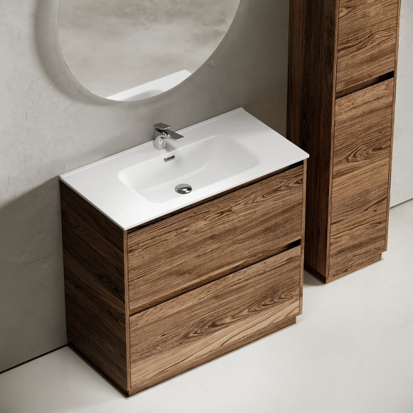 Тумба под раковину Sancos Libra Floor 90 LB90FECH Дуб чарльстон Тумба под раковину Sancos Libra Floor 90 LB90FECH Дуб чарльстон