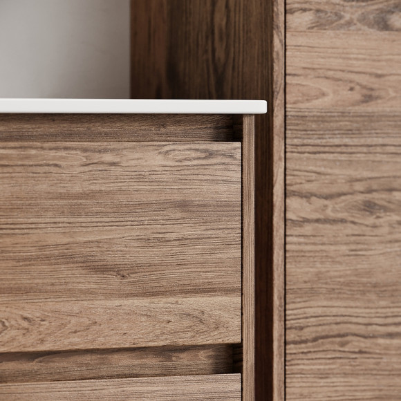 Тумба под раковину Sancos Libra Floor 90 LB90FECH Дуб чарльстон Тумба под раковину Sancos Libra Floor 90 LB90FECH Дуб чарльстон