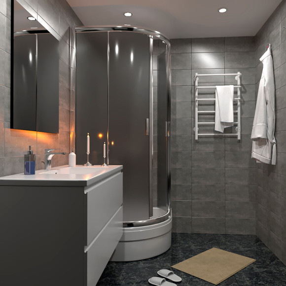 Электрический полотенцесушитель Тругор ПЭК 19 СП 80x50 Белый Электрический полотенцесушитель Тругор ПЭК 19 СП 80x50 Белый