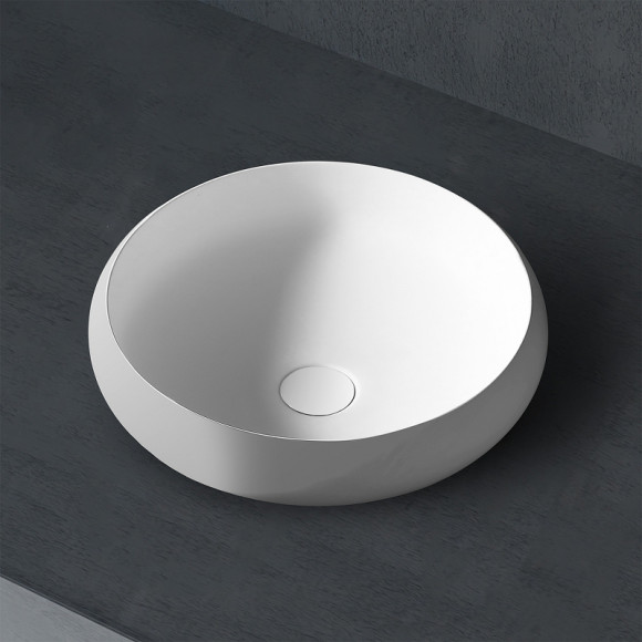 Раковина-чаша Abber Stein 40 AS2613 Белая матовая Раковина-чаша Abber Stein 40 AS2613 Белая матовая