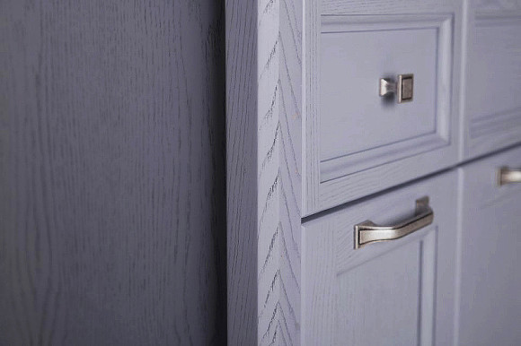 Комплект мебели для ванной ASB-Woodline Гранда 105 Grigio