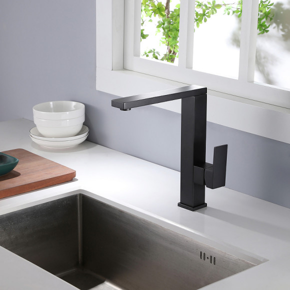 Смеситель для раковины Abber Daheim AF8214B Черный матовый Смеситель для раковины Abber Daheim AF8214B Черный матовый