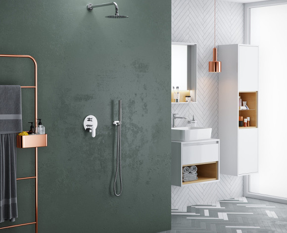 Шкаф пенал Excellent Tuto 40 MLEX.0201.400.WHBL подвесной Белый Дуб