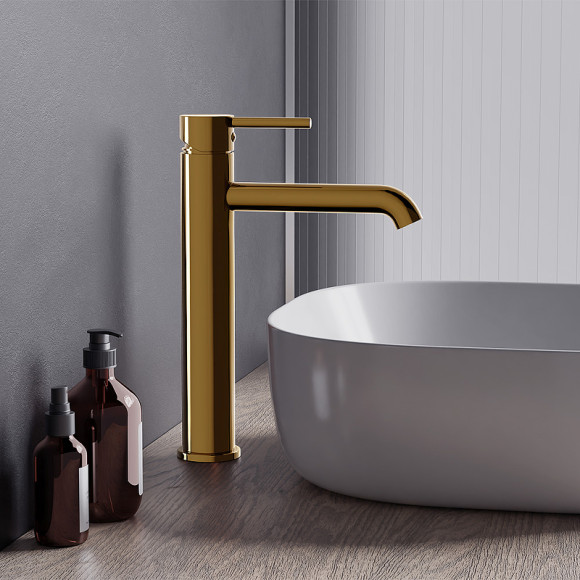 Смеситель для раковины Damixa Scandinavian Pure 360250600 Золото