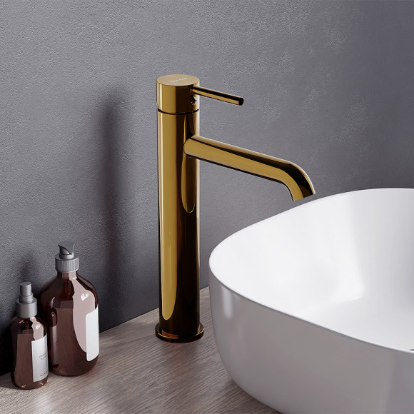 Смеситель для раковины Damixa Scandinavian Pure 360250600 Золото