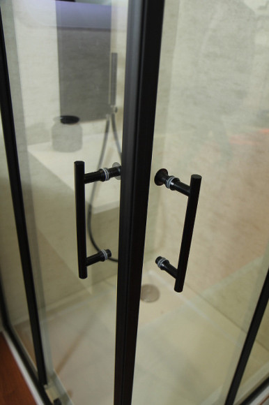 Душевой уголок Cezares Eco 90x90 ECO-O-A-2 профиль Черный стекло прозрачное Душевой уголок Cezares Eco 90x90 ECO-O-A-2 профиль Черный стекло прозрачное