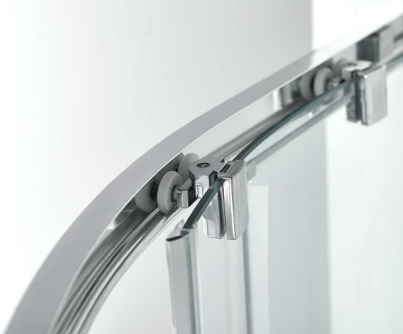 Душевой уголок Vincea Alpha 80x80 VSQ-3AL800MT профиль Хром стекло текстурное