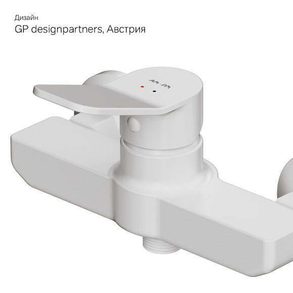 Смеситель для душа AM.PM X-Joy F85A20033 Белый Смеситель для душа AM.PM X-Joy F85A20033 Белый